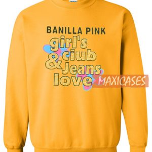 Banilla Pink Girl's Sweatshirt