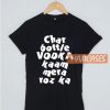 Char Bottle Vodka T Shirt