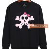 Cute Pink Skull And Bones SweatshirtCute Pink Skull And Bones Sweatshirt