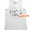 David Bowie Logo Tank Top