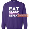 Eat Sleep Gymnastics Repeat Sweatshirt