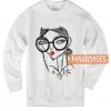 Glasses Girl Sweatshirt