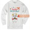 Happy Birthday Cute Sheep Sweatshirt