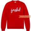 Joyful Font Sweatshirt