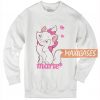 Love Heart Cat Marie Sweatshirt