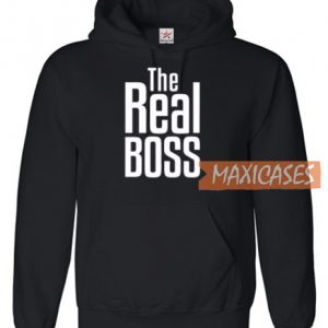 The Real Boss Font Hoodie