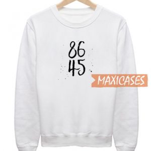 86 45 Font Sweatshirt