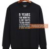 9 Years Black Sweatshirt