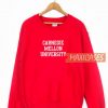 Carnegie Mellon Font Sweatshirt