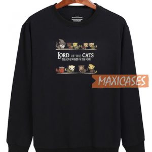 Lord Of The Cats Black Sweatshirt