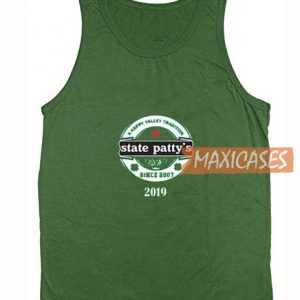 State Pattys Green Tank Top