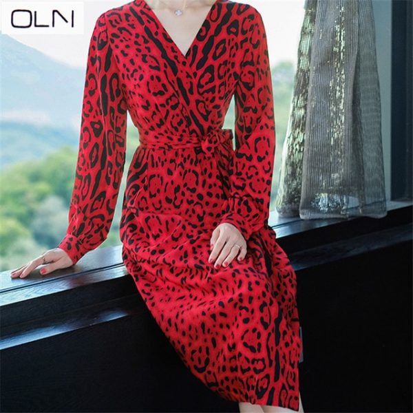 red leopard print dress, Leopard Print Dress, Vintage Red Leopard Print Dress, Dress