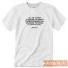 Angela Davis Quote T-shirt