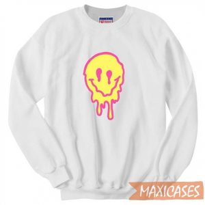 Drippy Smiley Face Sweatshirt