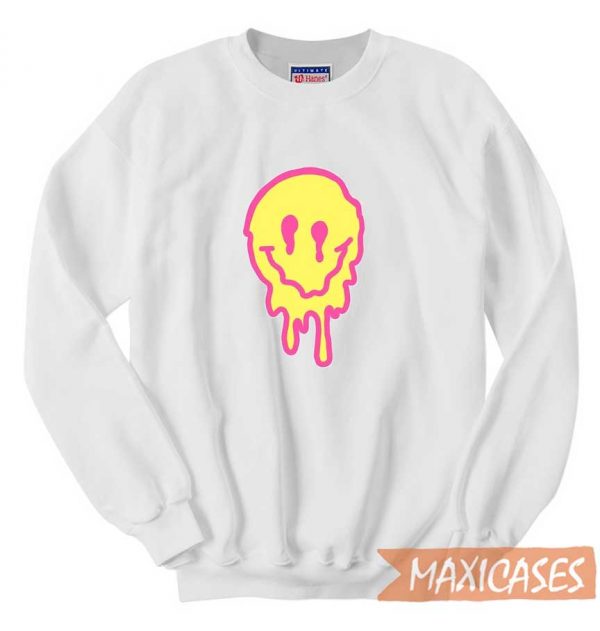 Drippy Smiley Face Sweatshirt