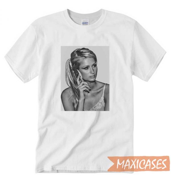 Paris Hilton On Phone T-shirt