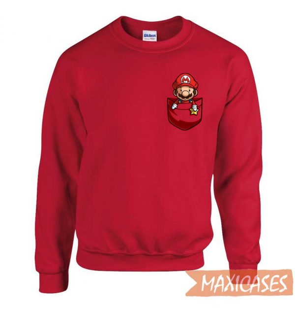 Pocket Super Mario Sweatshirt