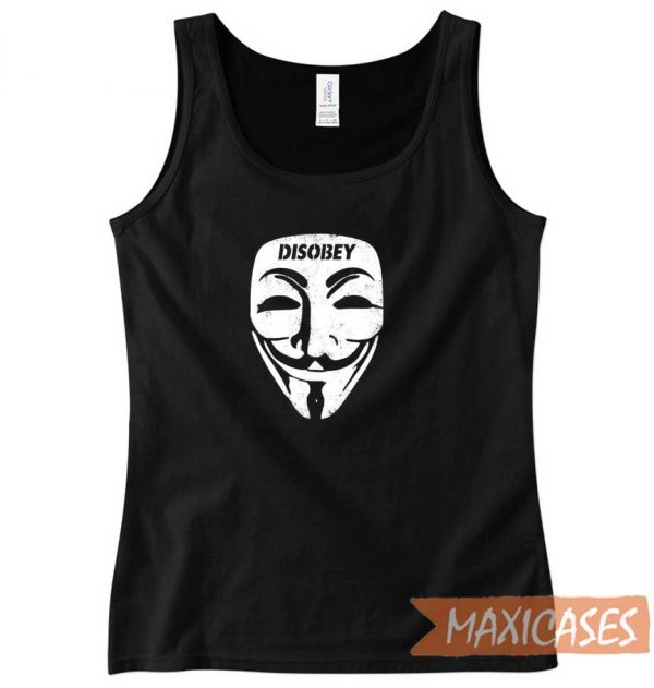 Guy Fawkes Disobey Tank Top