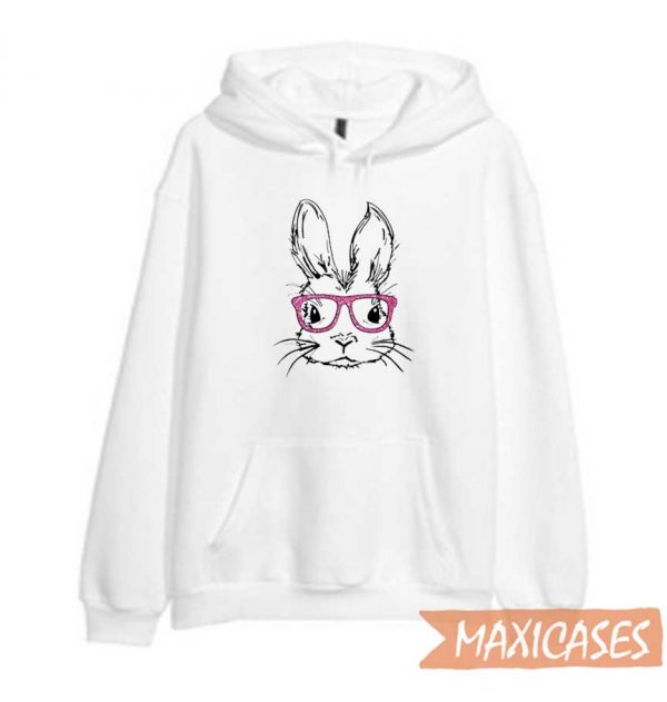 Bunny With Glasses Hoodie