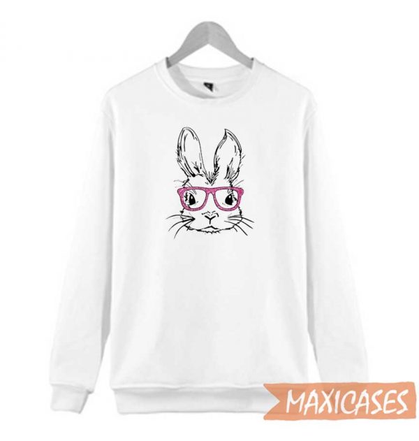 Bunny With Glasses Sweatshirt