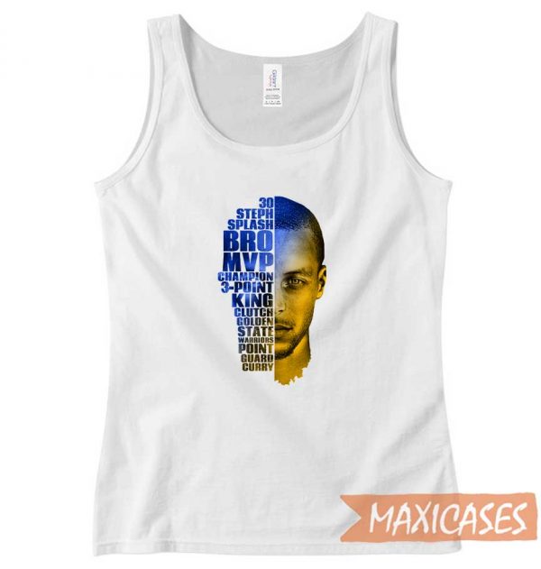 Stephen Curry Profile Tank Top
