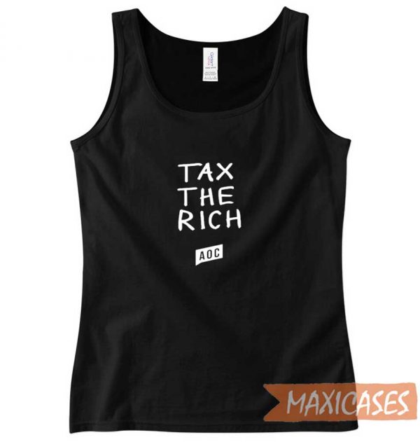 Tax The Rich AOC Tank Top