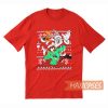 Looney Tunes Christmas T Shirt Women, Men and Youth