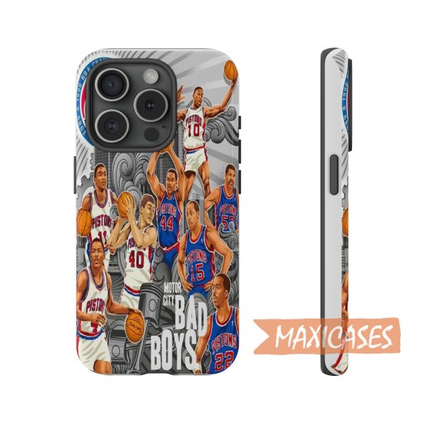 Detroit Pistons Bad Boys For iPhone Case