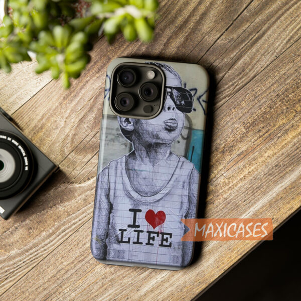 Banksy I Love You Life For iPhone 15 Case
