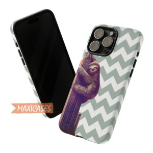 Chevron Sloth Empire Building For iPhone 15 Case