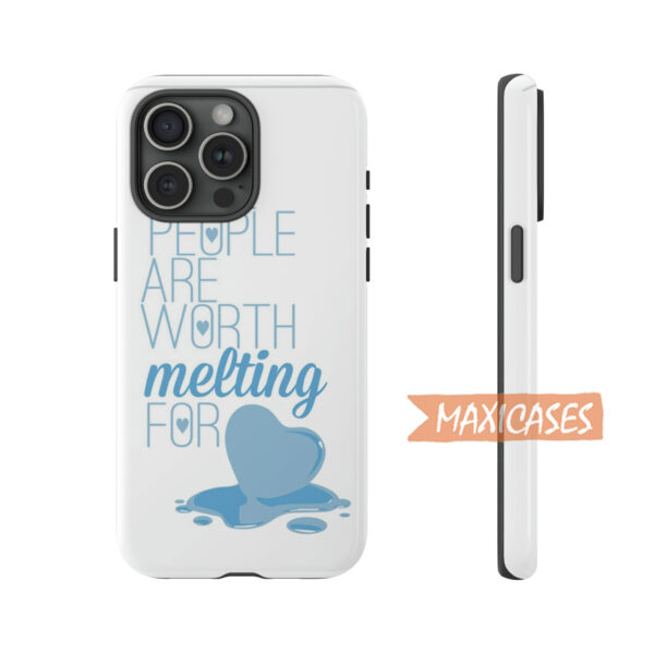 Olaf Some People are Worth Melting For iPhone 15 Case